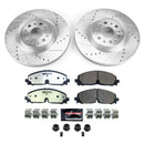 Power Stop 21-22 Cadillac XT5 Front and Rear Z36 Truck & Tow Brake Kit
