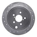 R1 10-14 Subaru Impreza Front & Rear Drill/Slot Silver Rotors w/Optimum Pads