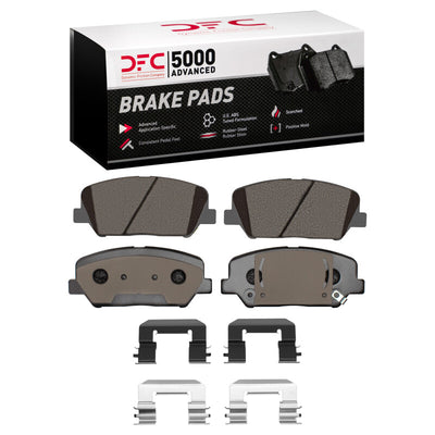 DFC 13-15 Hyundai Veloster Front 5000 Advanced Ceramic Brake Pads and Hardware Kit