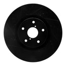 R1 13-20 Subaru WRX Front & Rear Drill/Slot Black Rotors w/Optimum Pads