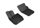 3D MAXpider 2017-2019 Porsche Panamera Kagu 1st & 2nd Row Floormats - Black