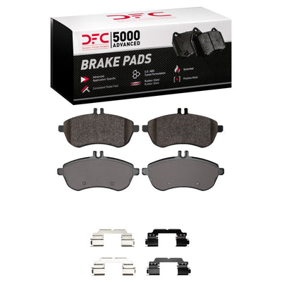 DFC 08-16 Mercedes-Benz C200 (Mexico) Front 5000 Advanced Ceramic Brake Pads and Hardware Kit