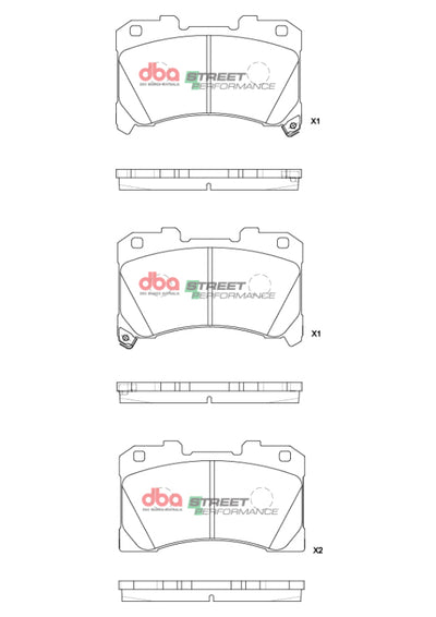 DBA 2023 Toyota Corolla GR SP Performance Front Brake Pads