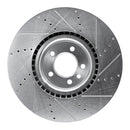 R1 13-17 Land Rover Range Rover Front & Rear Drilled & Slotted Silver Brake Rotor Set