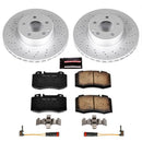 Power Stop 03-06 Mercedes-Benz CL500 Front & Rear Z23 Evolution Sport Coated Brake Kit