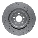 DFC 05-06 Ford GT Front Drilled GeoSPEC Coated Rotor