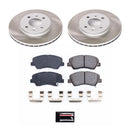 Power Stop 12-17 Hyundai Accent Front and Rear Semi-Coated Rotor Kit