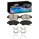 DFC 13-15 Acura ILX Front & Rear Geospec Rotors w/4000 HybriDynamic Brake Pads w/Hardware