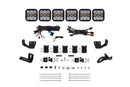 Diode Dynamics Prinsu/Sherpa Roof Racks SS5 6-Pod CrossLink Mounting Kit - Pro White Combo