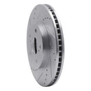 R1 06-15 Lexus IS250 Front & Rear Drilled & Slotted Silver Brake Rotor Set
