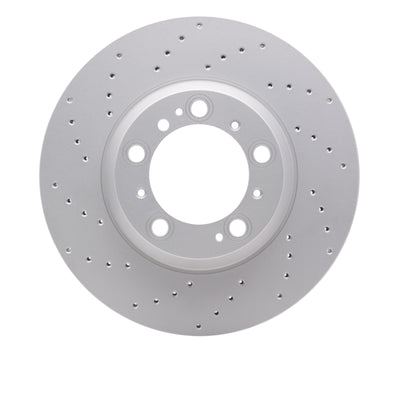 DFC 99-23 Porsche 911 Left Rear Drilled Hi-Carbon Alloy Geomet Coated Rotor
