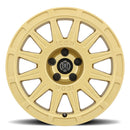 ICON Ricochet 17x8 / 5x100 / 38 mm / 6in BS Gloss Gold Wheel