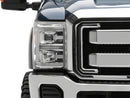Raxiom 11-16 Ford F-250 Super Duty LED Projector Headlights - Chrome Housing (Clear Lens)