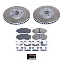 Power Stop 04-08 Acura TSX Front and Rear Semi-Coated Rotor Kit