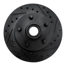 R1 95-97 Ford Ranger (USA/Canada) Front Right Drilled & Slotted Black Brake Rotor