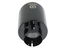 aFe Takeda Universal Exhaust Tip 2-1/2 IN Inlet x 4-1/2 IN Outlet x 7 IN L- Black