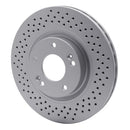 DFC 07-08 Hyundai Tiburon Front Drilled GeoSPEC Coated Rotor