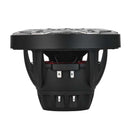 DS18 Hybrid Marine Speaker w/ Driver And RGB LEDs 6.5in 2-Way 250 Watts RMS 4 ohm Black w/ Covers