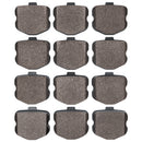 DFC 06-13 Chevrolet Corvette Front 5000 Advanced Low Metallic Brake Pads