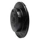R1 17-25 Subaru BRZ Front & Rear Drilled & Slotted Black Brake Rotor Set