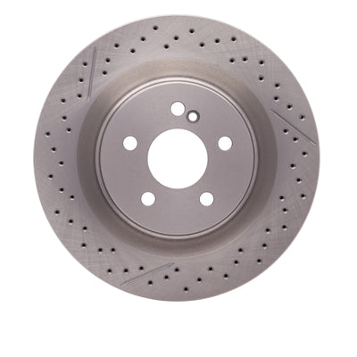 DFC 08-15 Mercedes-Benz C63 AMG Rear Drilled and Slotted Brake Rotor