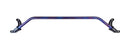 Torque Solution Subaru 08-21 WRX/STI Strut Brace - Titanium Burnt Purple / Blue