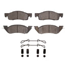 DFC 87-90 Dodge Dakota RWD Front 4000 HybriDynamic Brake Pads and Hardware Kit