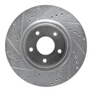 R1 14-19 Nissan X-Trail Front Drill & Slot Silver Rotors
