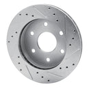 R1 1988-91 GMC K1500 Front Drill & Slot Silver Rotors