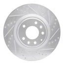 R1 04-11 Mazda RX-8 Front & Rear Drilled & Slotted Silver Brake Rotor Set