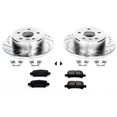 Power Stop 00-04 Toyota Avalon Rear Z23 Evolution Sport Brake Kit w/Calipers