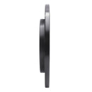 R1 88-94 Buick Regal Rear Right Drilled & Slotted Black Brake Rotor