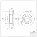 DFC GeoSPEC Coated Rotors - Plain
