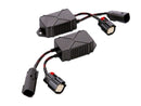 Raxiom 18-23 Jeep Wrangler JL Axial Series 9-In LED Headlights- Black Housing (Clear Lens)