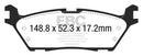 EBC S14 Brake Pad and Rotor Kit