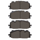 DFC 17-26 Volkswagen Touareg Front 4000 Hybridynamic Brake Pads