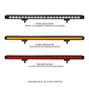 Go Rhino Xplor Flash Series Sgl Multi Function LED Light Bar (Track Mount) 10in. - Blk