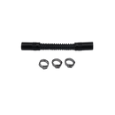 DeatschWerks Convoluted Tubing 100mm Length x 8mm ID Side 1 x 8mm ID Side 2 - Black