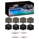 DFC 06-13 Chevrolet Corvette Rear Geospec Rotors w/4000 HybriDynamic Brake Pads w/Hardware
