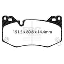 EBC S6 Brake Pad and Rotor Kit