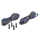 DS18 5x7in 120 Watts RMS 3 ohm 2-Way Coaxial Speakers And Component System w/ Fiberglass Cone