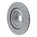 DFC 15-19 BMW X6 Right Front Drilled GeoSPEC Coated Rotor
