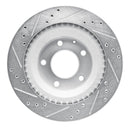 R1 93-95 Mazda RX-7 Front & Rear Drilled & Slotted Silver Brake Rotor Set
