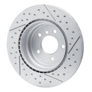 DFC 13-13 BMW 135IS Rear GeoSPEC Coated Rotor - Dimpled and Slotted