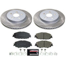 Power Stop 19-22 Toyota Corolla Front and Rear Semi-Coated Rotor Kit