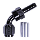 Russell 6AN ProClassic Crimp 60 Degree Hose End - Black