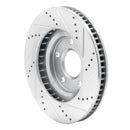 R1 98-02 Chevrolet Camaro Front & Rear Drilled & Slotted Silver Brake Rotor Set