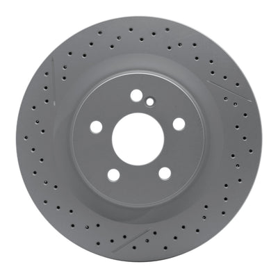 DFC 08-15 Mercedes-Benz C63 AMG Rear Drilled GeoSPEC Coated Rotor and Slotted