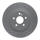 DFC 08-15 Mercedes-Benz C63 AMG Rear Drilled GeoSPEC Coated Rotor and Slotted