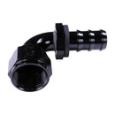 Russell 12AN Twist-Lok 90 Degree Hose End - Black